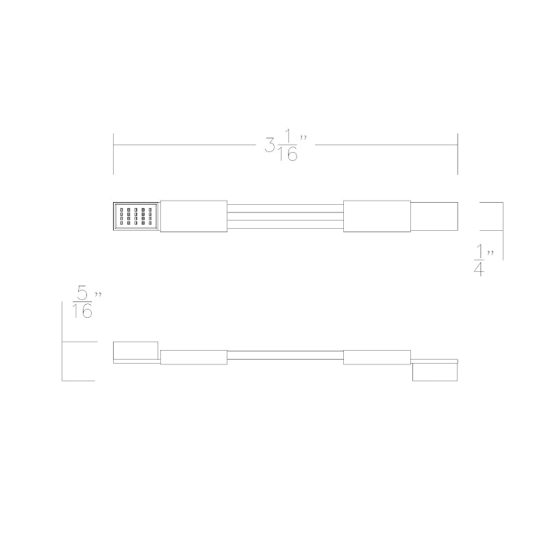 WAC T24-MM-002 Joiner Cable Join Between Sections