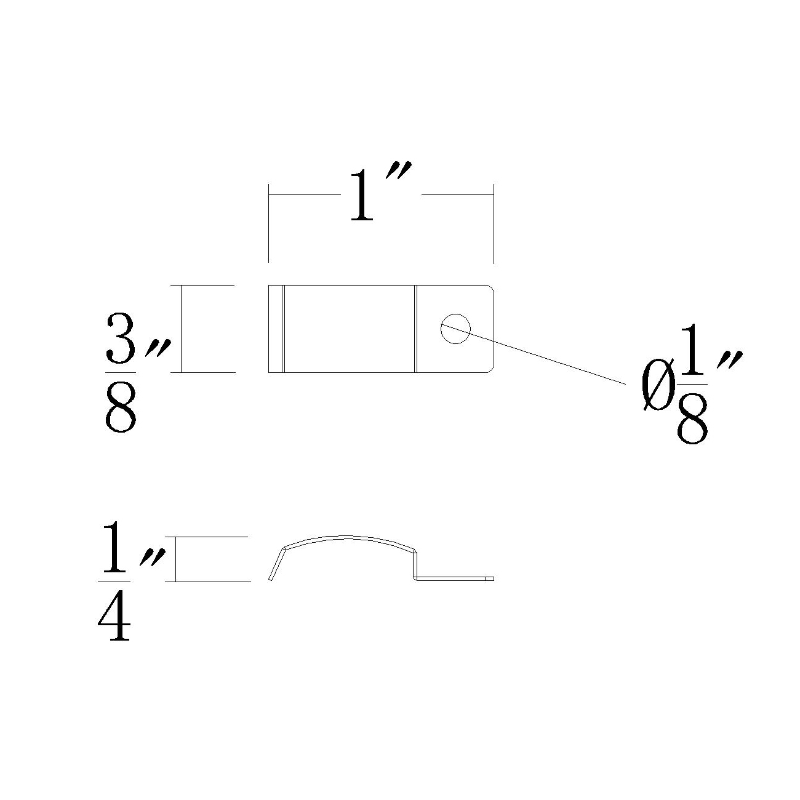 WAC T24-OD-C2 InvisiLED Edge Mounting Clip