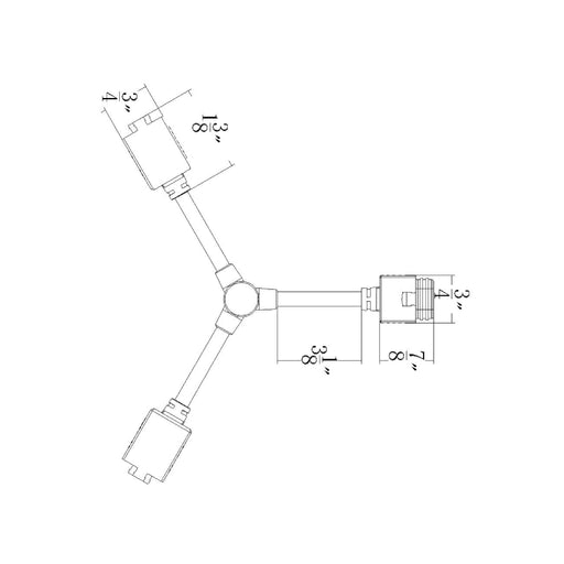 WAC T24-OD-Y-WT InvisiLED Outdoor Pro+ Y Connector