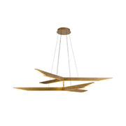 Kuzco CH64242-UNV-010 Tachi 42" LED Chandelier - Vintage Brass