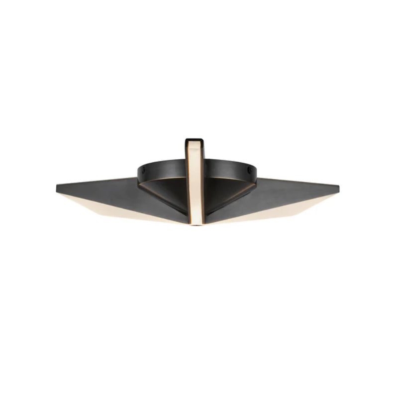 Kuzco FM64215 Tachi 1-lt 15" LED Flush Mount - Urban Bronze