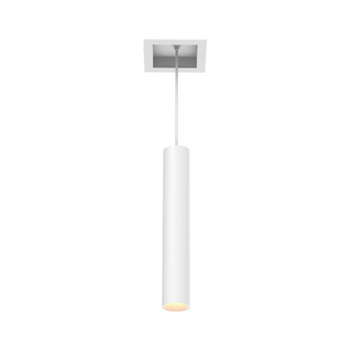 Eurofase TGO1ST Tango 1 Light 15W Square LED Suspension with Trim - White