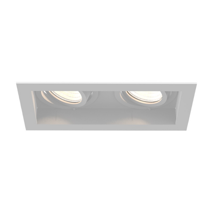 Eurofase TGO2T Tango 2 Light 30W Square LED Gimbal with Trim, Solite Lens - White
