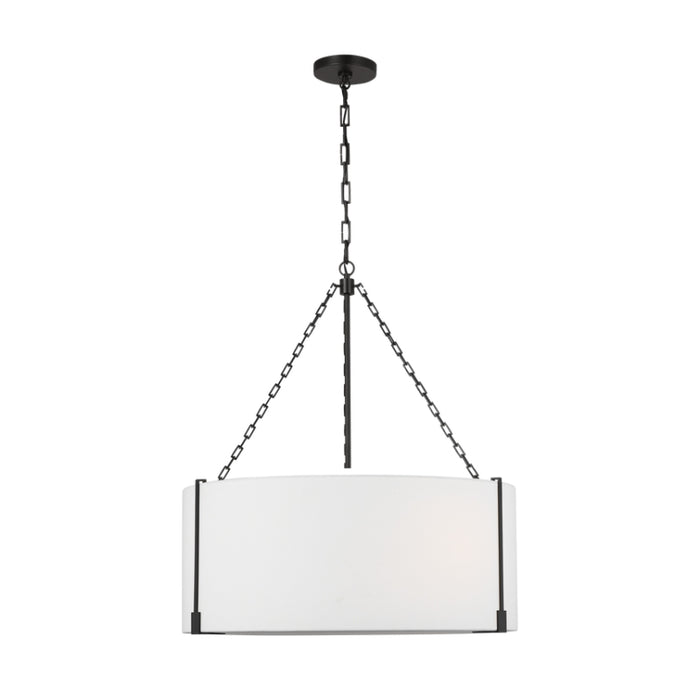 Visual Comfort TFC1123 Bergen 3-lt 28" LED Large Hanging Pendant - Aged Iron