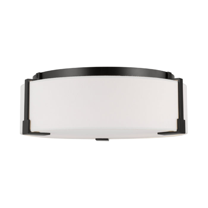 Visual Comfort TFF1002 Bergen 2-lt 14" Medium Flush Mount - Aged Iron