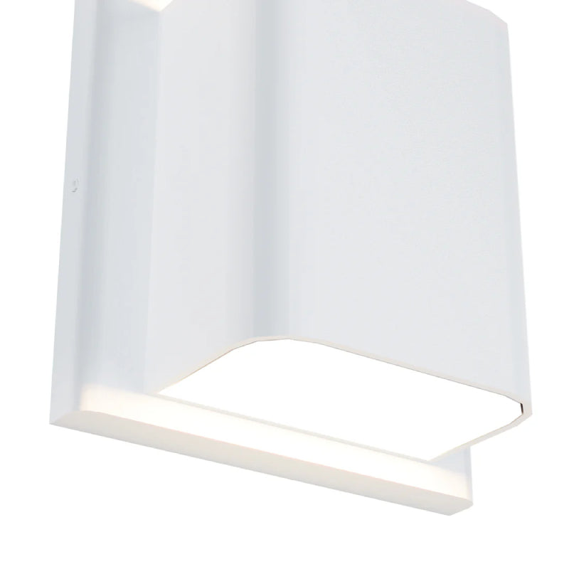 Kuzco AT48403-UNV-3CCT Tolan 5" Tall LED Outdoor Wall Sconce, CCT Selectable - White