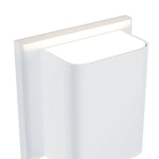 Kuzco AT48426-UNV-3CCT Tolan 5" Tall LED Outdoor Wall Sconce, CCT Selectable - White