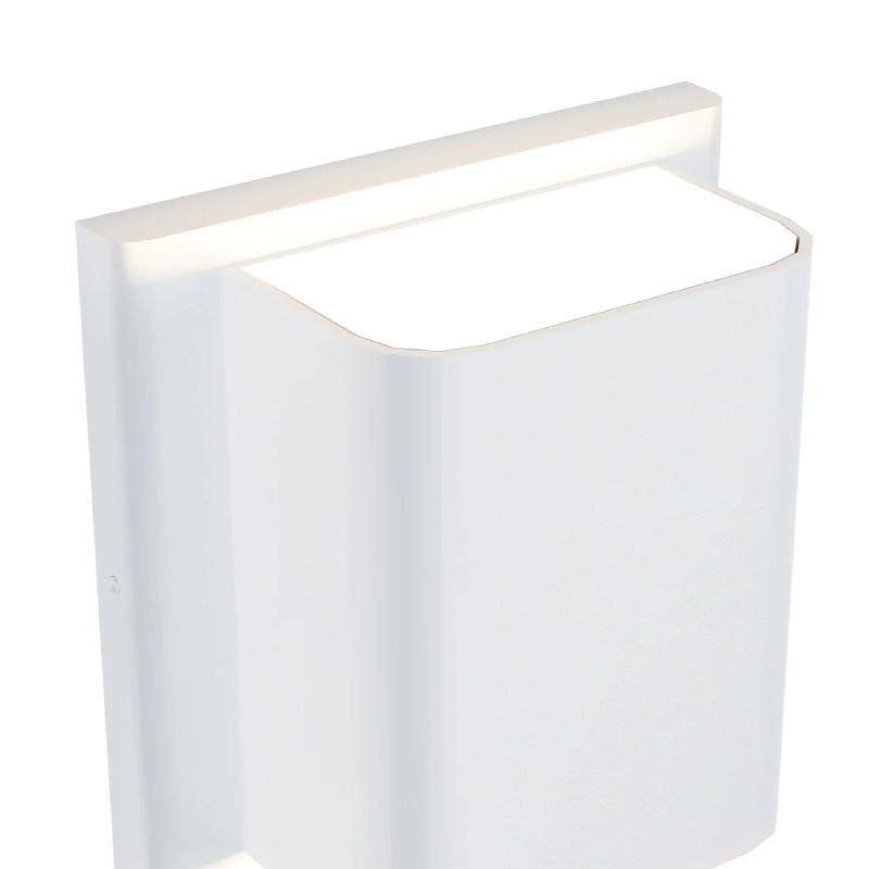 Kuzco AT48426-UNV-3CCT Tolan 5" Tall LED Outdoor Wall Sconce, CCT Selectable - White