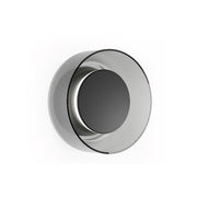 Pablo Designs Totem LED Wall Sconce, 3CCT Selectable - Matte Black / Matte Black / Smoke Tint Glass