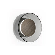 Pablo Designs Totem LED Wall Sconce, 3CCT Selectable - Matte Black / Walnut Essence / Smoke Tint Glass