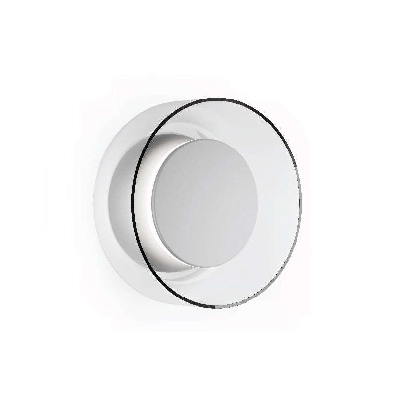 Pablo Designs Totem LED Wall Sconce, 3CCT Selectable - Matte Grey / Matte Grey / Clear Glass