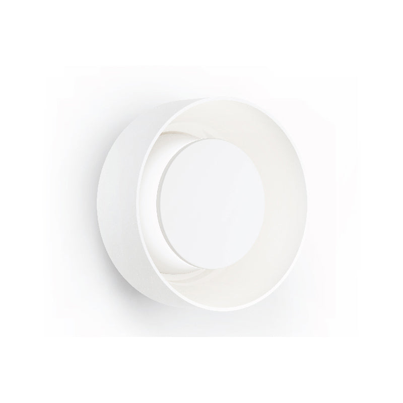 Pablo Designs Totem LED Wall Sconce, 3CCT Selectable - Matte White / Matte White / Etched White Glass