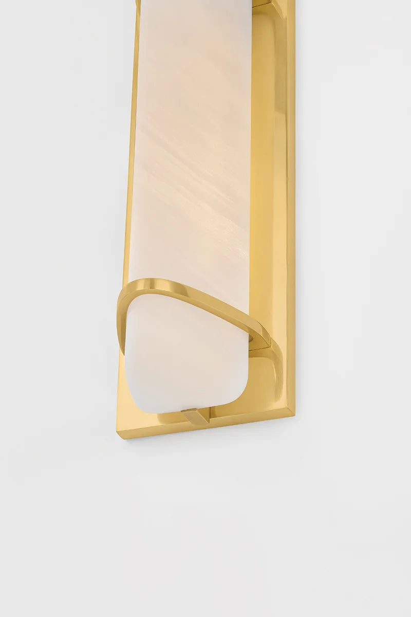 Hudson Valley 1127 Tottenville 2-lt 27" Tall Wall Sconce - Aged Brass