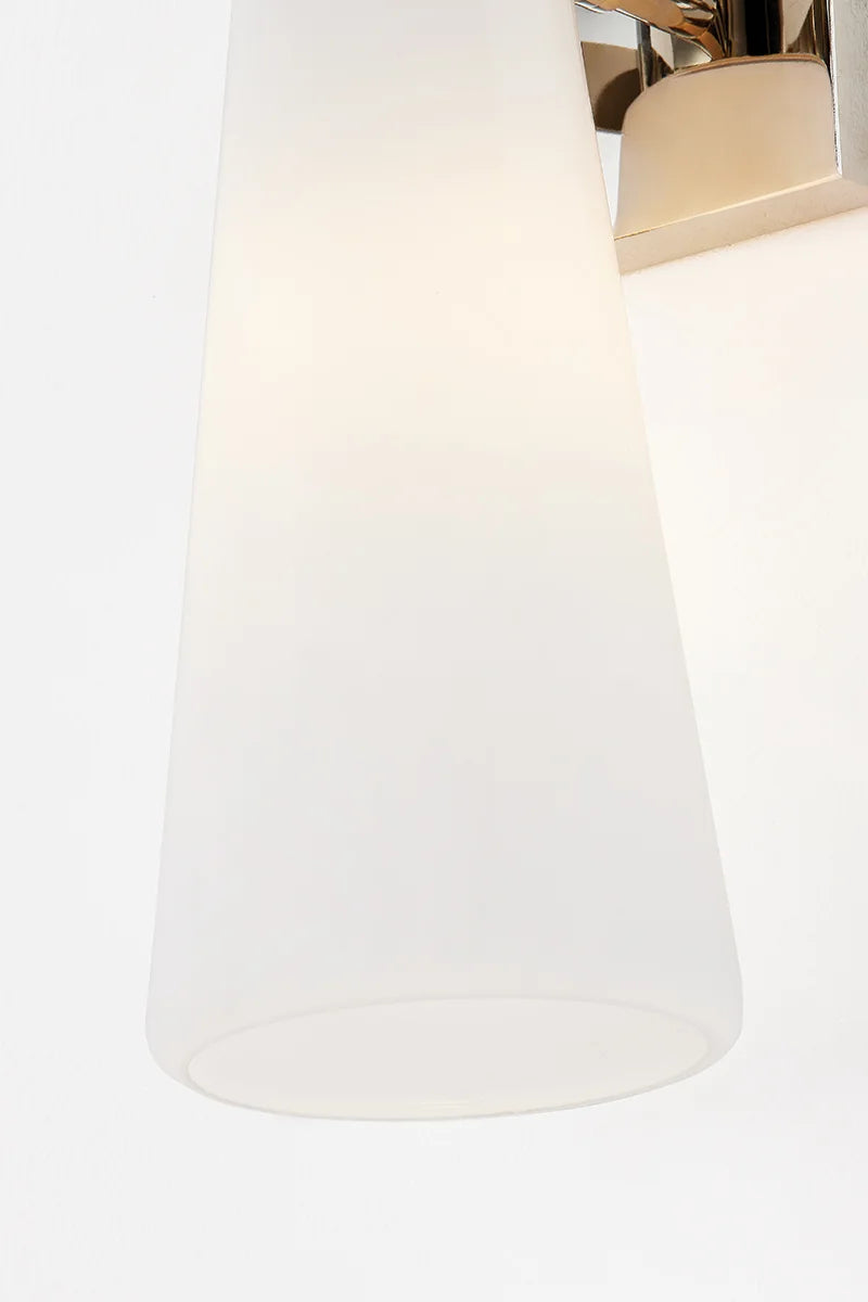 Hudson Valley 4221 Trude 1-lt 12" Tall Wall Sconce - Polished Nickel