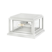 Hinkley 1008-LV Republic 2-lt 12" LED Outdoor Pier Mount Lantern - Textured White