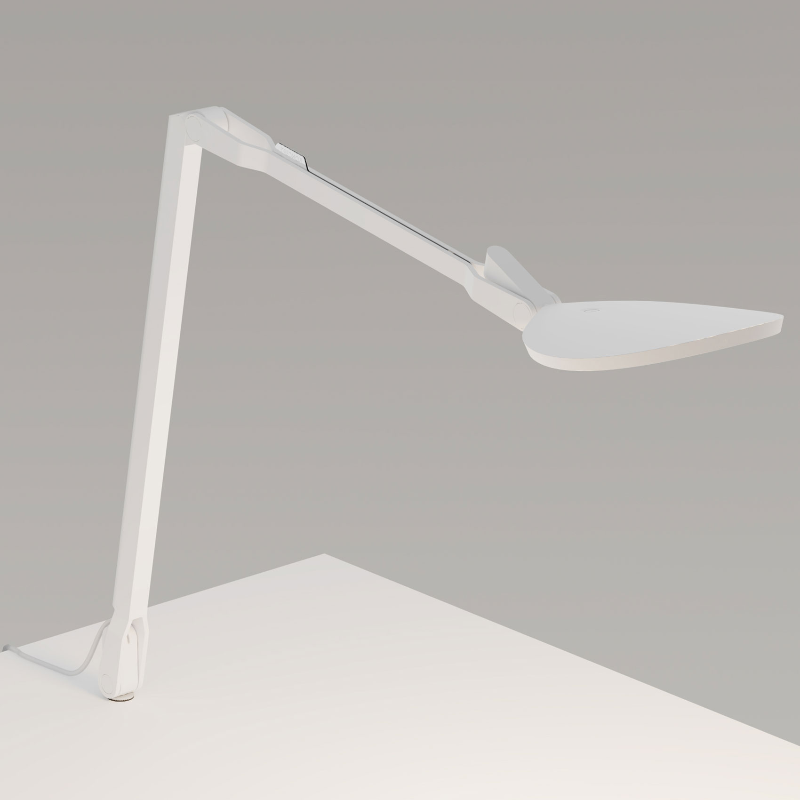 Koncept SPY-RCH Splitty Reach LED Desk Lamp - Matte White/Through-Table Mount