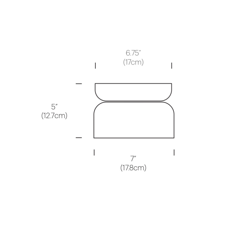 Pablo Designs Totem Mini 7" LED Flush Mount