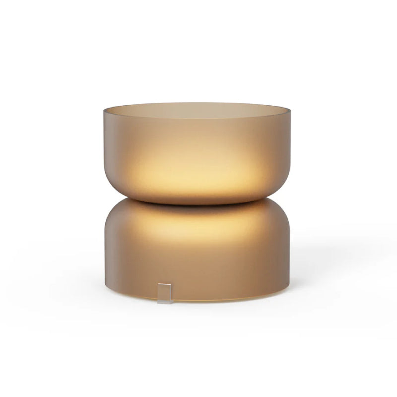 Pablo Designs Totem Mini 7" LED Table Light - Etched Amber