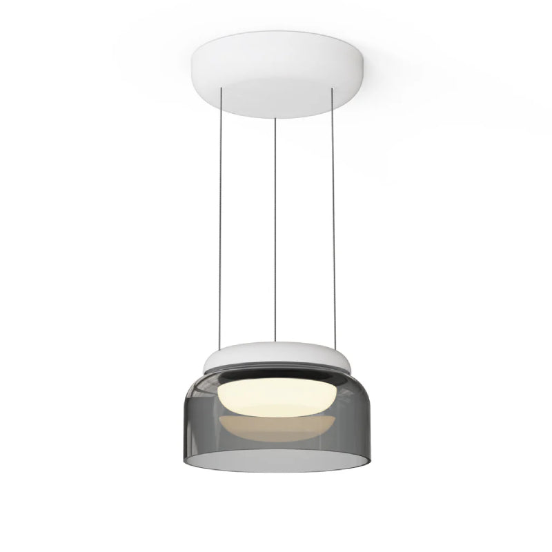 Pablo Designs Totem Mini 7" Down LED Pendant E - Smoke