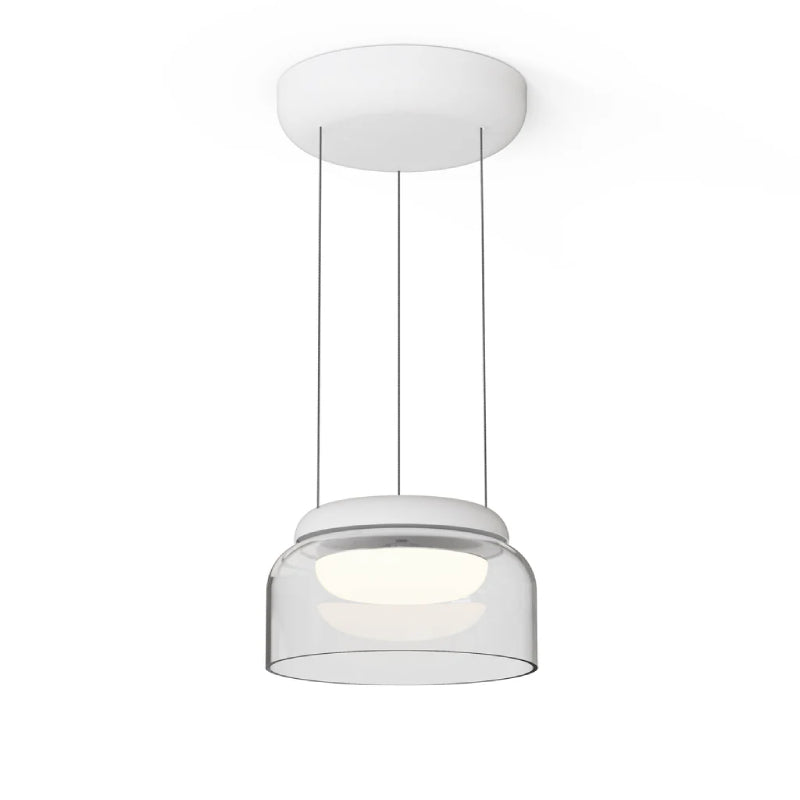 Pablo Designs Totem Mini 7" Down LED Pendant E - Clear