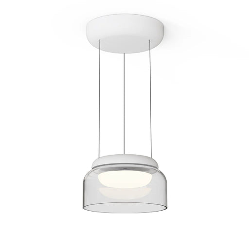 Pablo Designs Totem Mini 7" Down LED Pendant E - Clear
