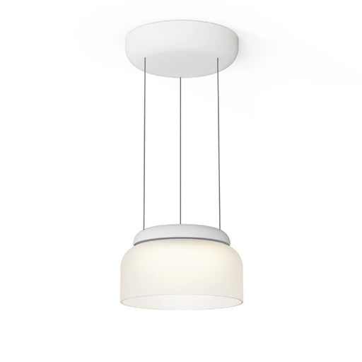 Pablo Designs Totem Mini 7" Down LED Pendant E - Etched White