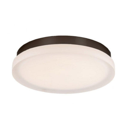 dweLED FM-4111 Slice 11" LED Ceiling Flush Mount Bronze - OPEN BOX