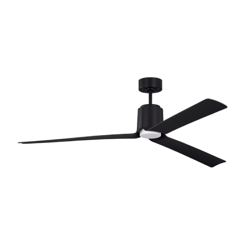Visual Comfort 3PESM66 Peel Smart 66" Ceiling Fan with LED Light Kit - Midnight Black
