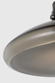 Visual Comfort AKPD593 Morgan 1-lt 22" LED Pendant - Burnished Bronze with Smoke Glass