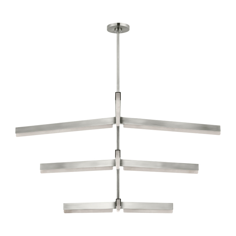Visual Comfort KWCH705 Linea 6-lt 56" 3-Tier LED Chandelier