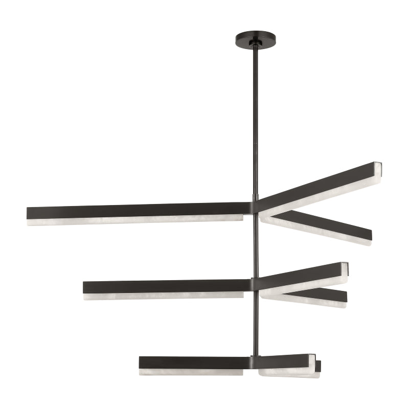 Visual Comfort KWCH705 Linea 6-lt 56" 3-Tier LED Chandelier