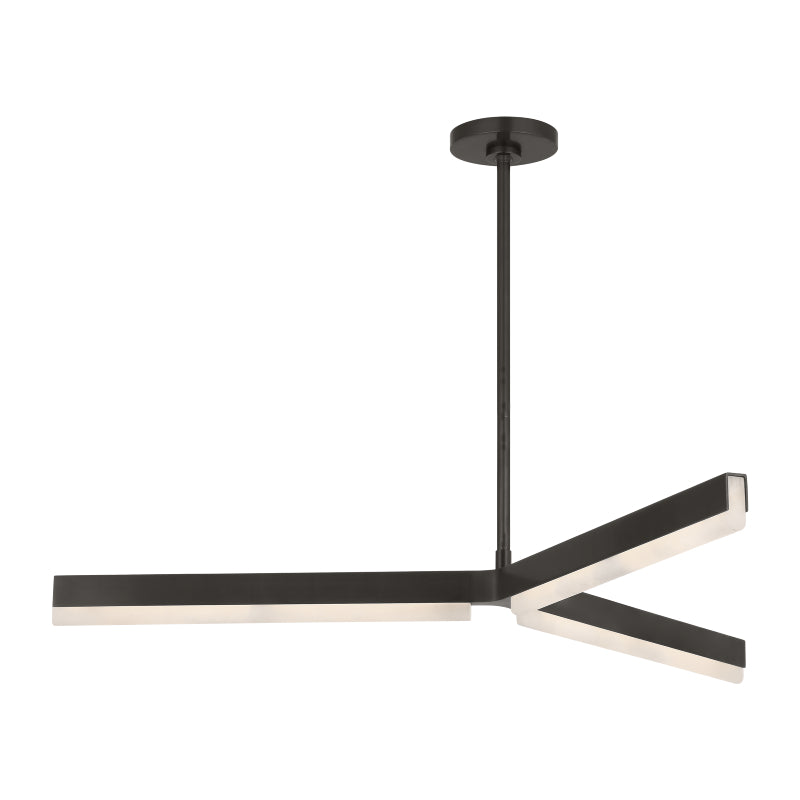 Visual Comfort KWCH706 Linea 3-lt 42" LED Chandelier