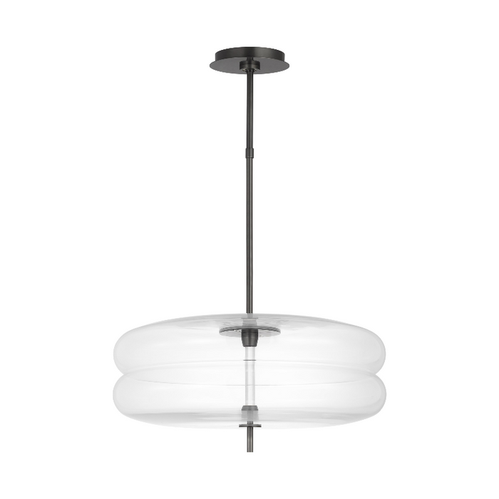 Visual Comfort SLPD31027C Shakkei 1-lt 22" LED Pendant - Bronze