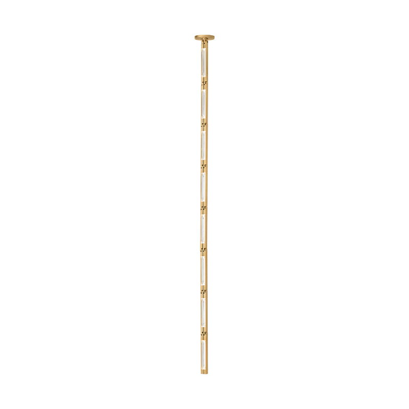 Visual Comfort SLPD650 Catena 41 LED Pendant with Remote Mount Driver - Hand Rubbed Antique Brass