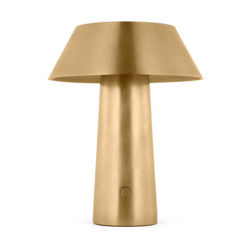Visual Comfort SLTB25727 Sesa 1-lt 8" Tall LED Table Lamp - Hand Rubbed Antique Brass