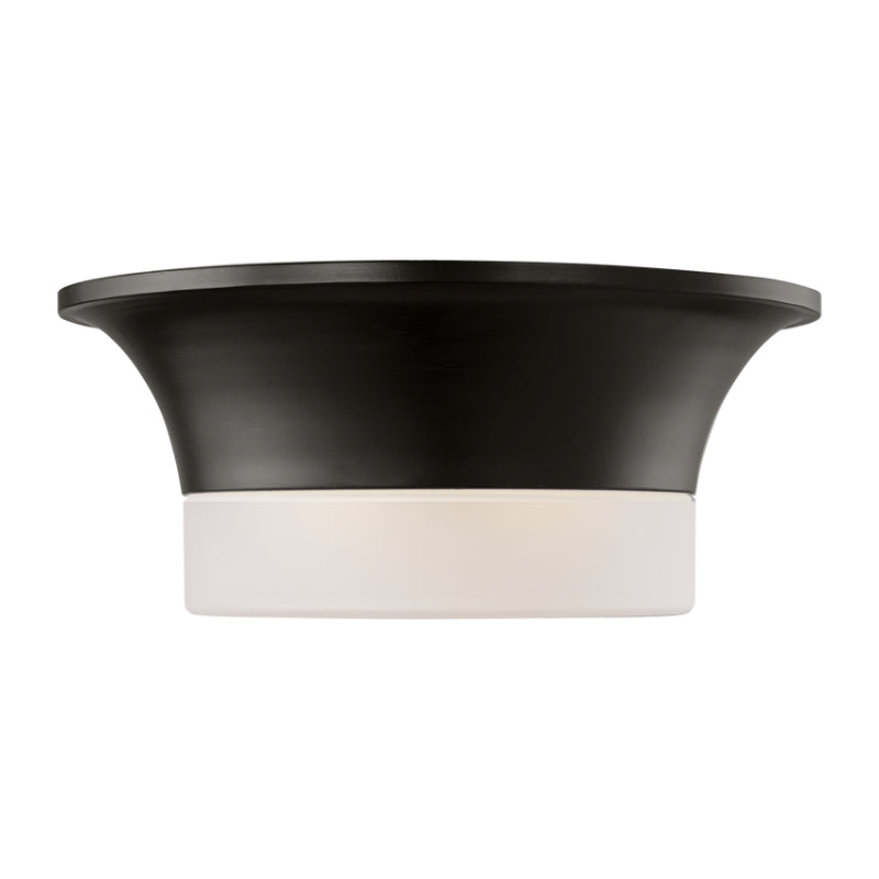 Visual Comfort AF1202 Sina 2-lt 15" Medium Flush Mount - Aged Iron