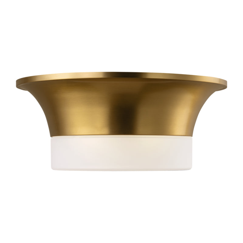 Visual Comfort AF1202 Sina 2-lt 15" Medium Flush Mount - Burnished Brass