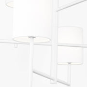 Visual Comfort BC1006 Key 6-lt 32" Large Chandelier - Matte White