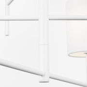 Visual Comfort BC1006 Key 6-lt 32" Large Chandelier - Matte White