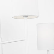 Visual Comfort BC1024 Key 4-lt 32" Medium Chandelier - Matte White