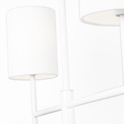 Visual Comfort BC1024 Key 4-lt 32" Medium Chandelier - Matte White