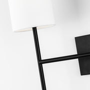 Visual Comfort BW1012 Key 2-lt 16" Medium Wall Sconce - Midnight Black