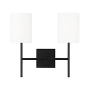 Visual Comfort BW1012 Key 2-lt 16" Medium Wall Sconce - Midnight Black