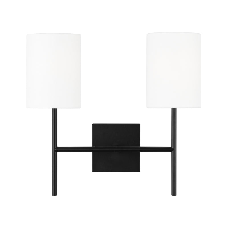 Visual Comfort BW1012 Key 2-lt 16" Medium Wall Sconce - Midnight Black
