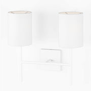 Visual Comfort BW1012 Key 2-lt 16" Medium Wall Sconce - Matte White