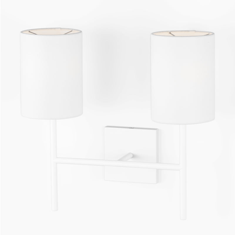 Visual Comfort BW1012 Key 2-lt 16" Medium Wall Sconce - Matte White