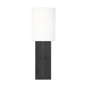 Visual Comfort BW1021 Key 1-lt 16" Tall Small Wall Sconce - Midnight Black