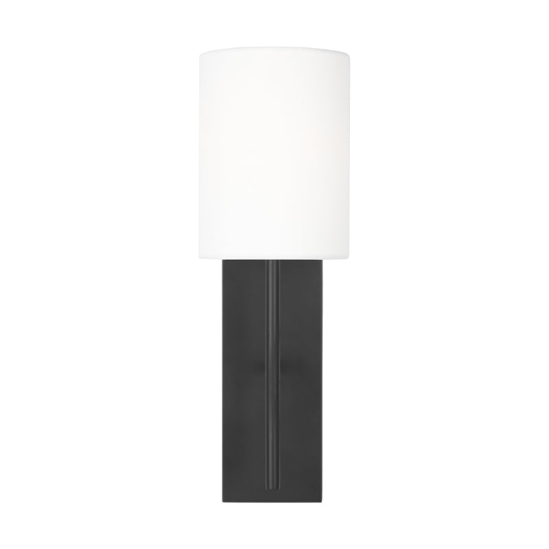 Visual Comfort BW1021 Key 1-lt 16" Tall Small Wall Sconce - Midnight Black