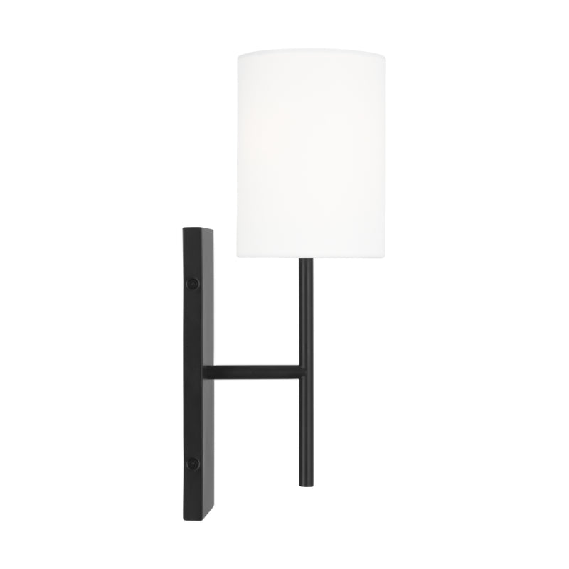 Visual Comfort BW1021 Key 1-lt 16" Tall Small Wall Sconce - Midnight Black