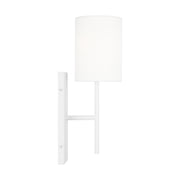 Visual Comfort BW1021 Key 1-lt 16" Tall Small Wall Sconce - Matte White